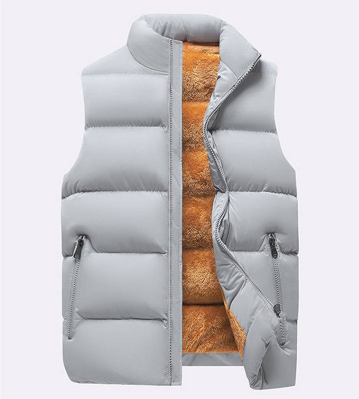 Men’s Modern Puffer Vest | Regular Fit | Zip Closure | Winter