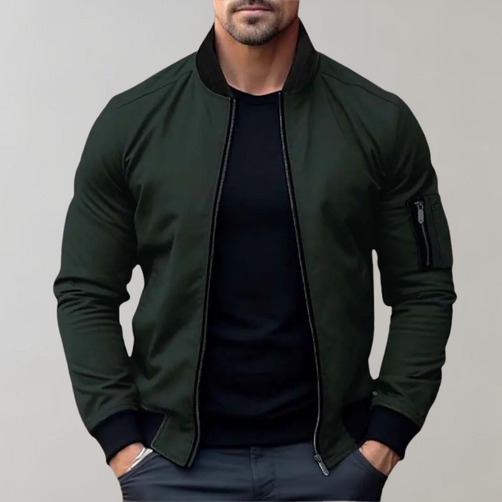 Mens Winter Jackets | Sleek Minimal Zip Style | Casual Mens Clothing