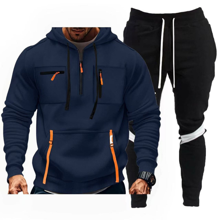 Men’s Tracksuit | Slim Fit | With Hood | Winter