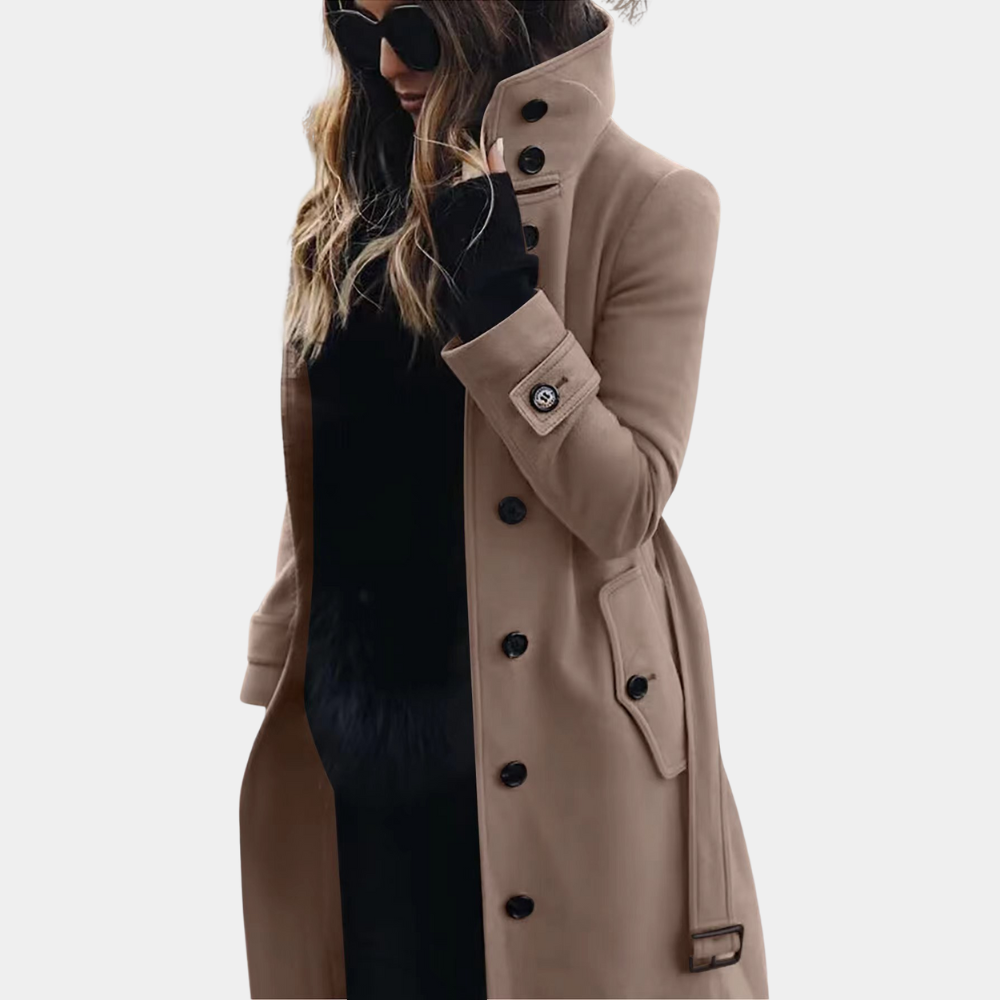Women’s Winter Coat | Single-Breasted | Classic Collar & Warm