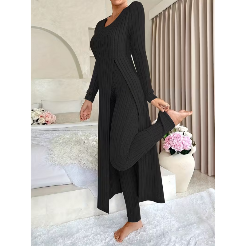 Women’s Two-Piece Set | Long Sleeve Top & Pants | Clothing