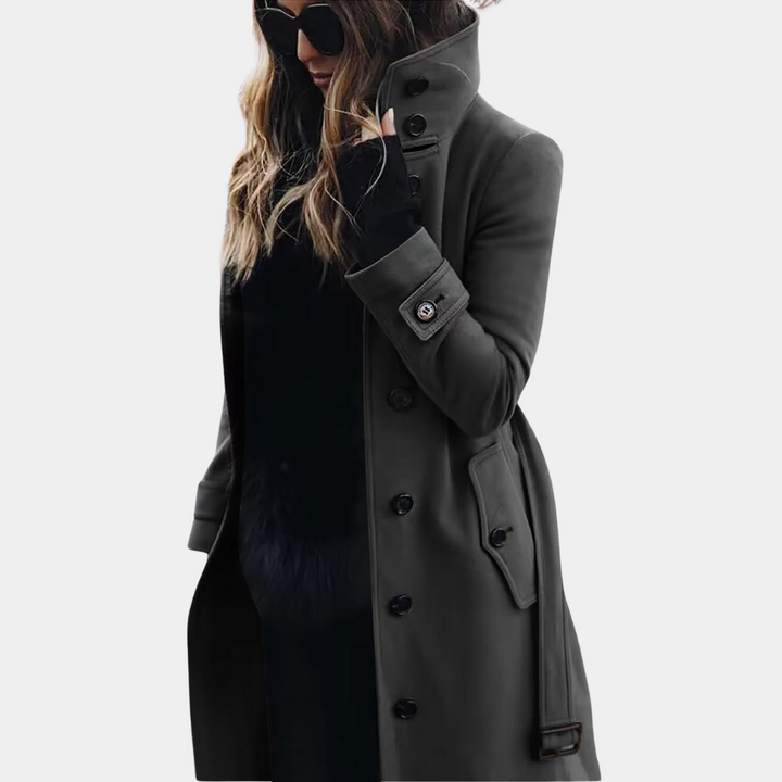 Women’s Winter Coat | Single-Breasted | Classic Collar & Warm