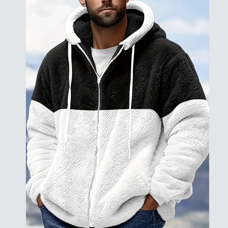 Mens Winter Jackets | Soft Fluffy Hooded Design | Outdoor Mens Clothing