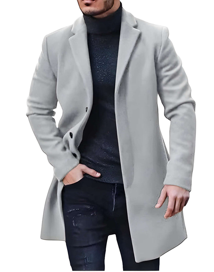 Mens Coats | Classic Long Design | Refined Mens Clothing