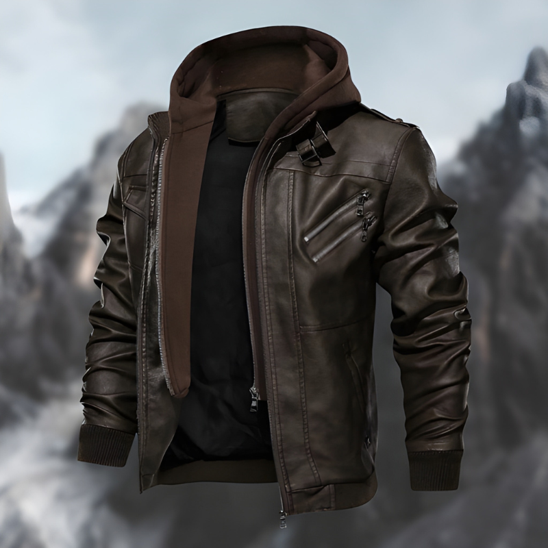 Mens Winter Jackets | Hooded Zip Design | Trendy Mens Clothing