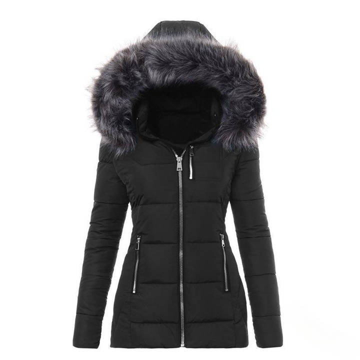 Fluffy Jacket Womens | Clothing Coat | Detachable Fur Hood
