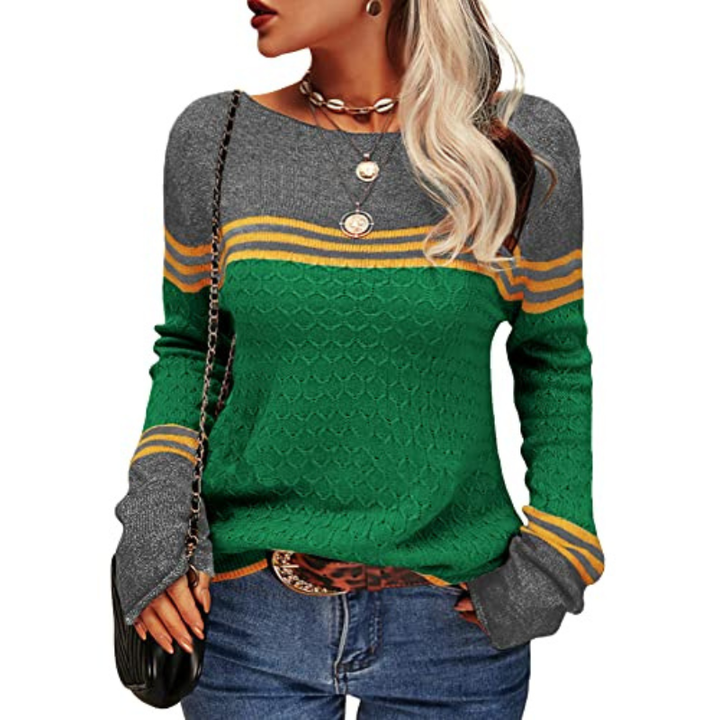 Womens Jumpers | Striped Sweater | Trendy Clothing