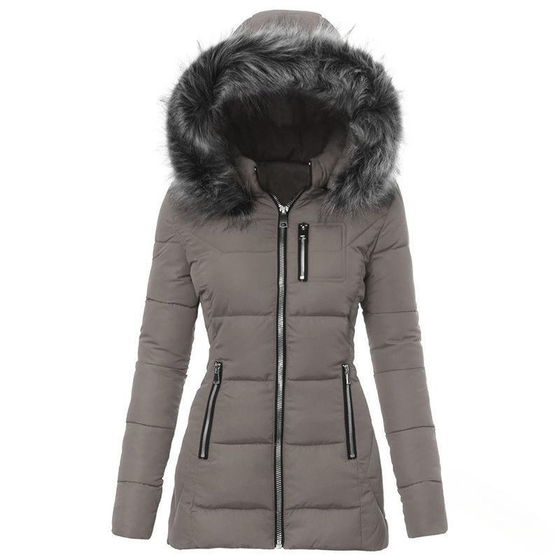 Fluffy Jacket Womens | Clothing Coat | Detachable Fur Hood