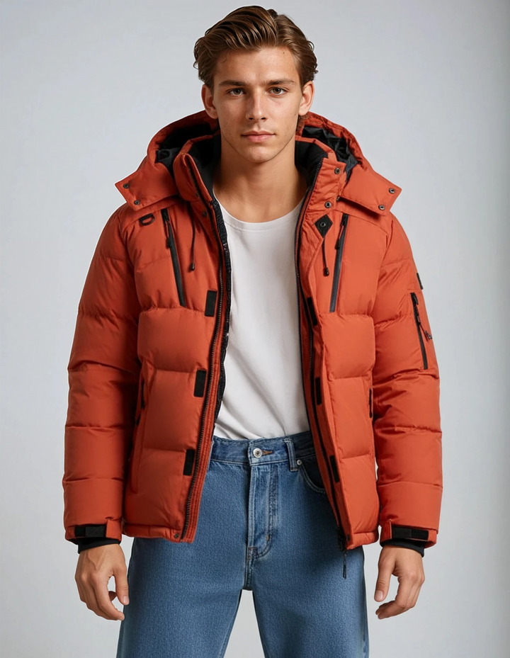 Mens Winter Jackets | Insulated Hooded Coldproof | Premium Mens Clothing