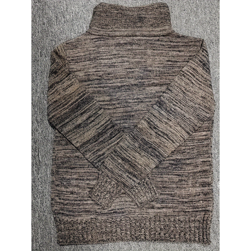 Men’s Sweatshirt | Slim Fit Pullover | Textured Neck Sweater