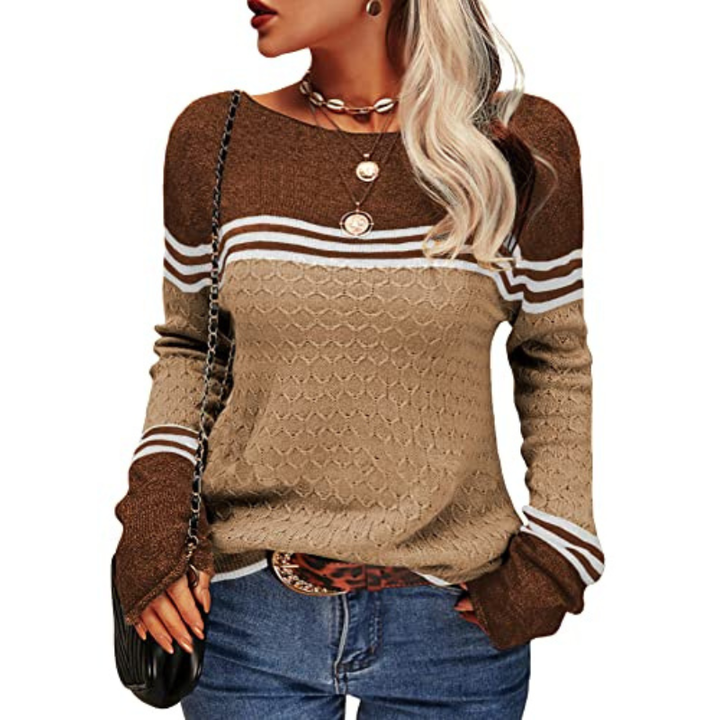 Womens Jumpers | Striped Sweater | Trendy Clothing