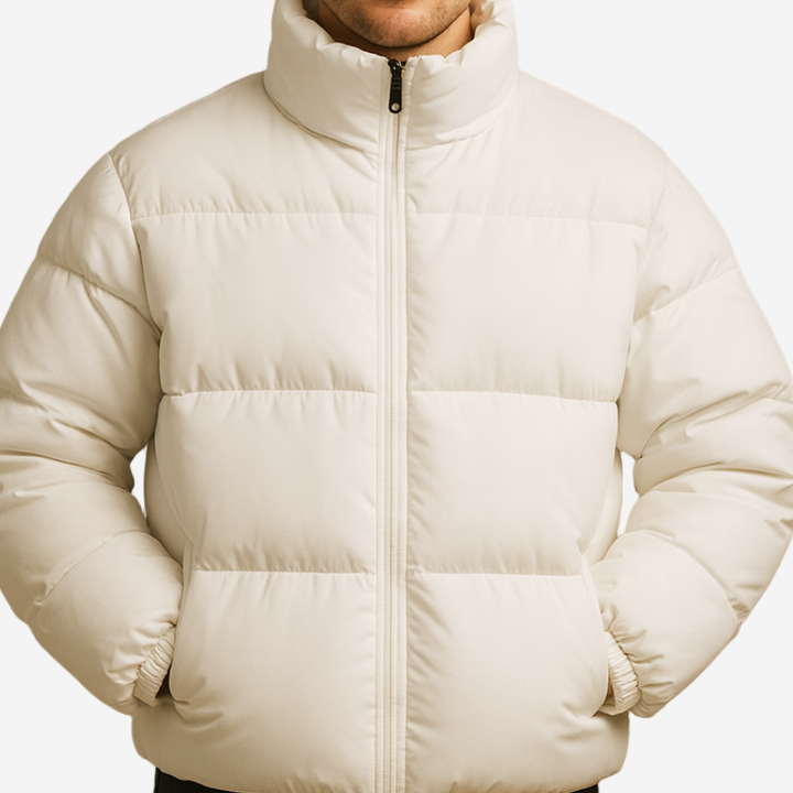 Mens Winter Jackets | Quilted Puffer Coat | Casual Mens Clothing