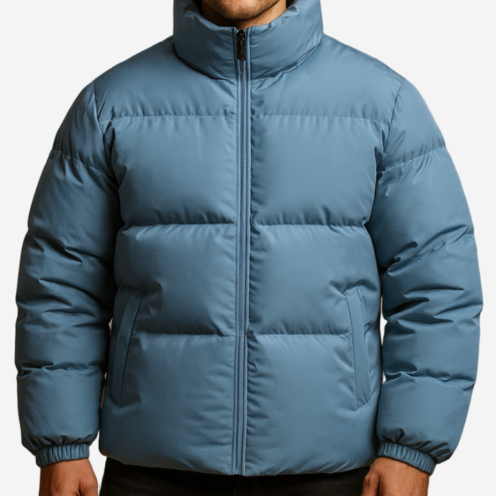 Mens Winter Jackets | Quilted Puffer Coat | Casual Mens Clothing