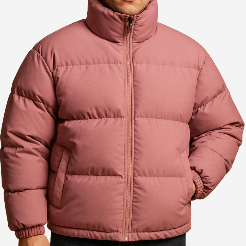 Mens Winter Jackets | Quilted Puffer Coat | Casual Mens Clothing