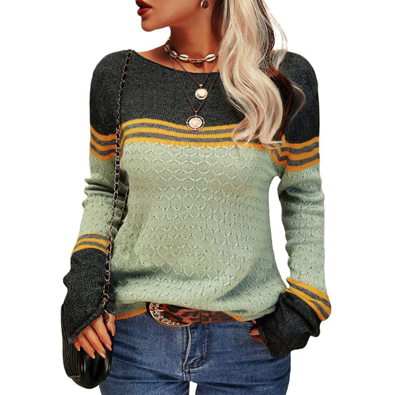 Womens Jumpers | Striped Sweater | Trendy Clothing
