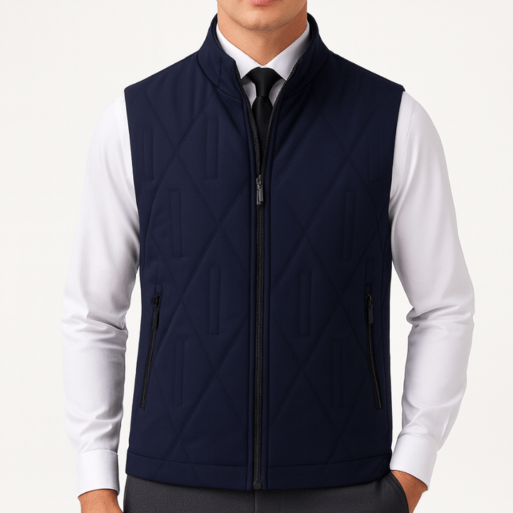 Men's Vests | Slim Quilted Design | Formal Mens Clothing