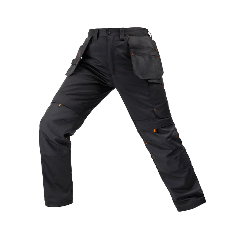 Men’s Cargo Trousers | Elastic Work Pants | Durable Mens Clothing