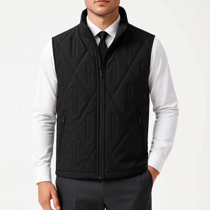 Men's Vests | Slim Quilted Design | Formal Mens Clothing
