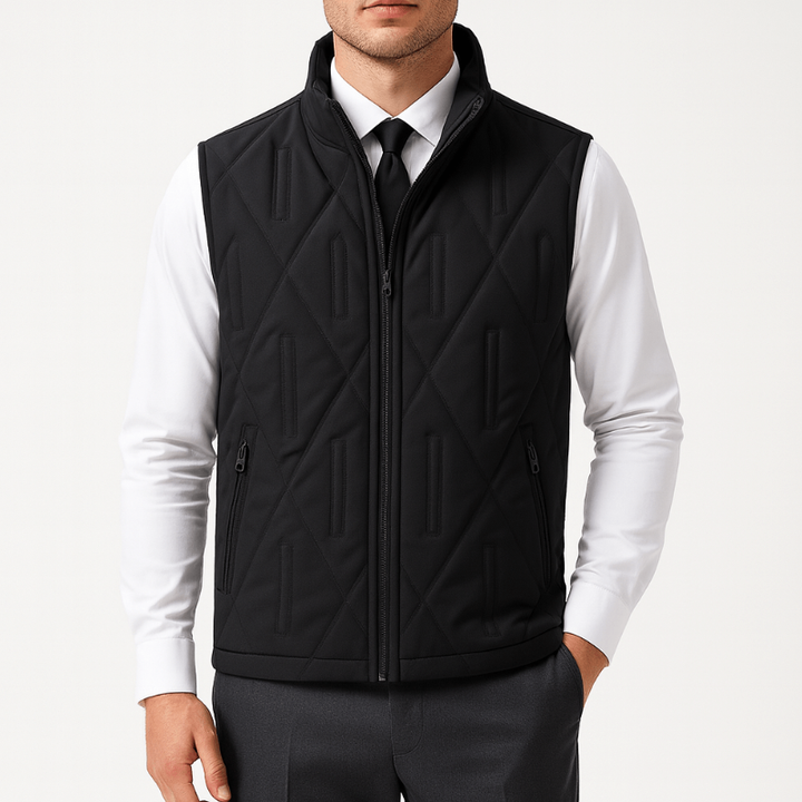 Men's Vests | Slim Quilted Design | Formal Mens Clothing