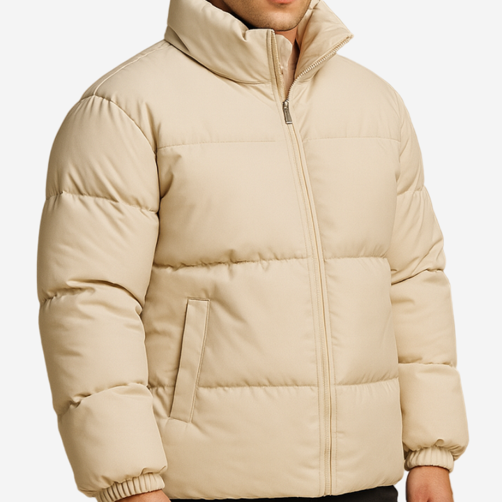 Mens Winter Jackets | Quilted Puffer Coat | Casual Mens Clothing
