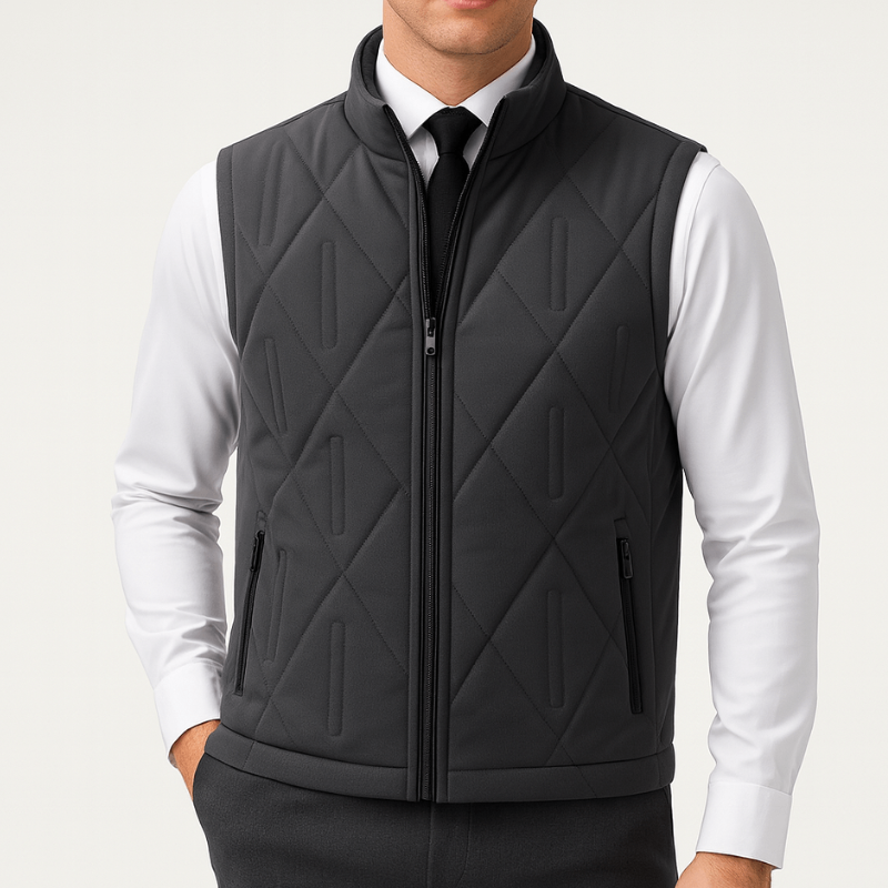 Men's Vests | Slim Quilted Design | Formal Mens Clothing