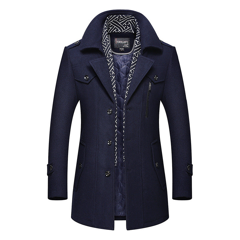 Mens Coats | Mid Length Design | Classic Mens Clothing