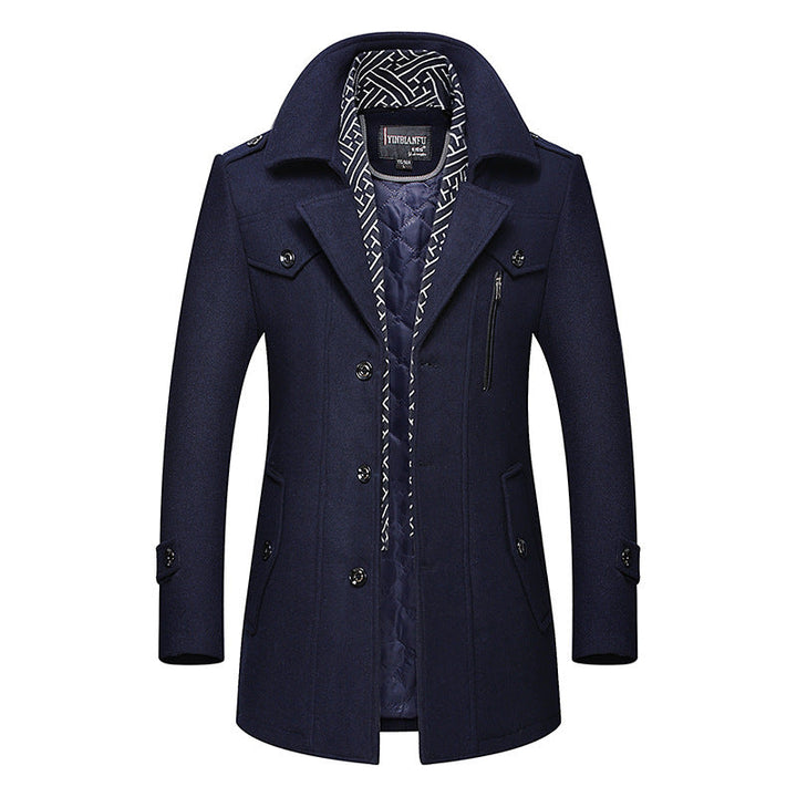 Mens Coats | Mid Length Design | Classic Mens Clothing