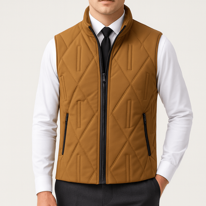Men's Vests | Slim Quilted Design | Formal Mens Clothing