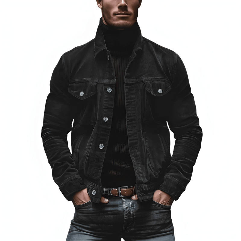 Mens Winter Jackets | Modern Button Design | Winter Mens Clothing