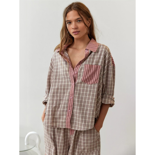 Women's Set | Soft Plaid Lounge Pyjamas | Casual Womens Clothing