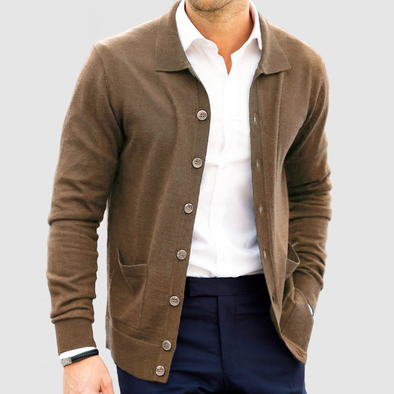 Men's Cardigan | Classic Button Cardigan | Mens Refined Clothing