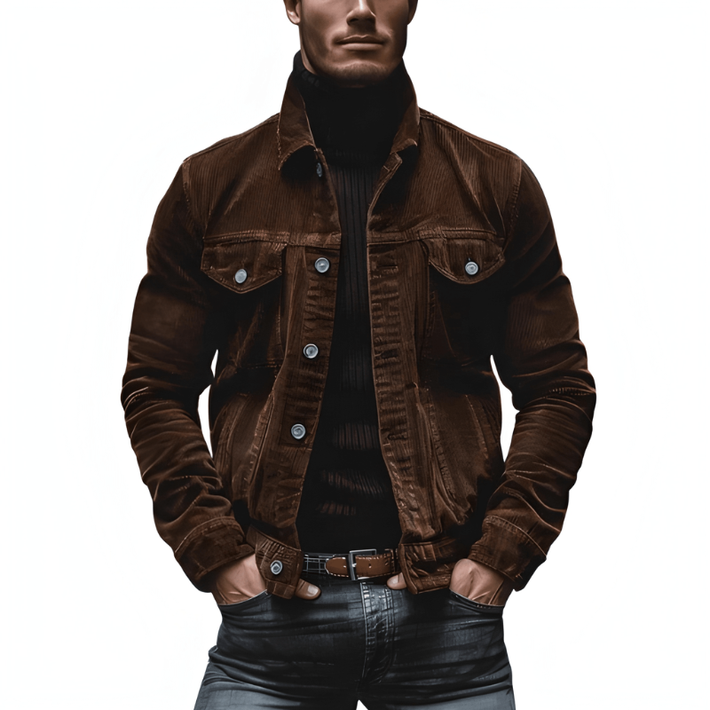 Mens Winter Jackets | Modern Button Design | Winter Mens Clothing