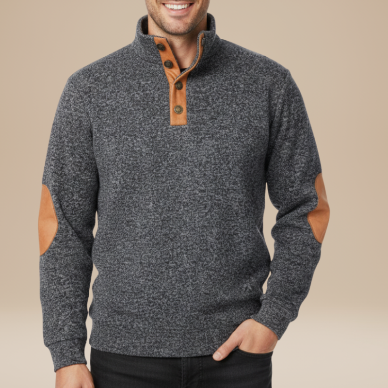 Men’s Jumper | Patch Casual Design | Casual Mens Clothing