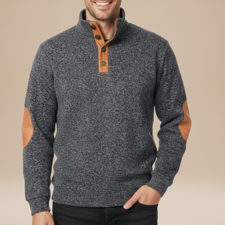 Men’s Jumper | Patch Casual Design | Casual Mens Clothing