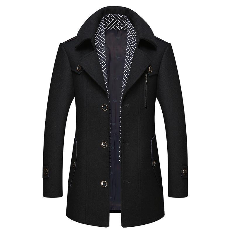 Mens Coats | Mid Length Design | Classic Mens Clothing