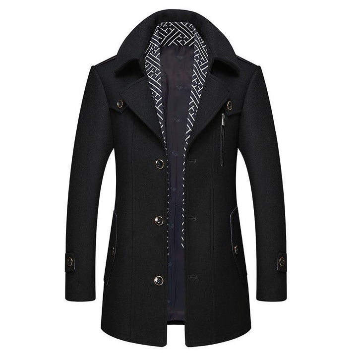 Mens Coats | Mid Length Design | Classic Mens Clothing