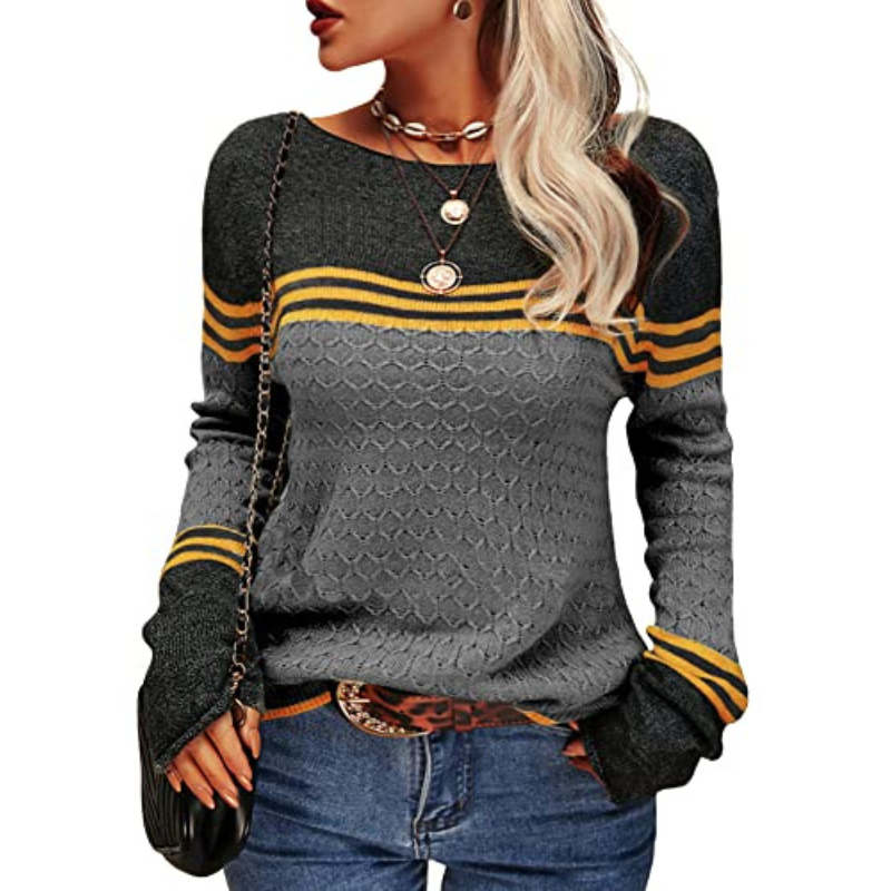 Womens Jumpers | Striped Sweater | Trendy Clothing