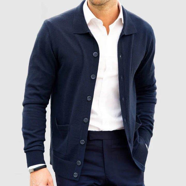 Men's Cardigan | Classic Button Cardigan | Mens Refined Clothing
