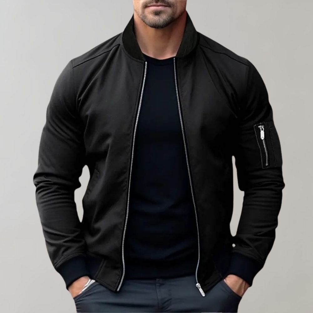 Mens Winter Jackets | Sleek Minimal Zip Style | Casual Mens Clothing