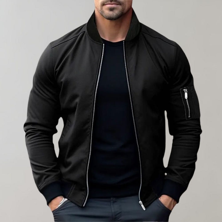 Mens Winter Jackets | Sleek Minimal Zip Style | Casual Mens Clothing