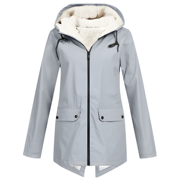 Women’s Coat | Waterproof Hooded Winter Clothing | Elegant Trench Style