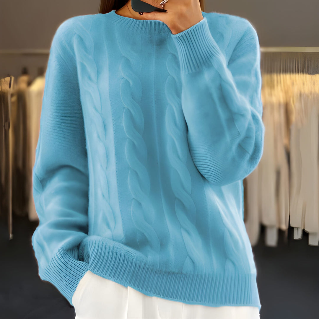 Women’s Jumper | Winter Knitted Sweater | Round Neck