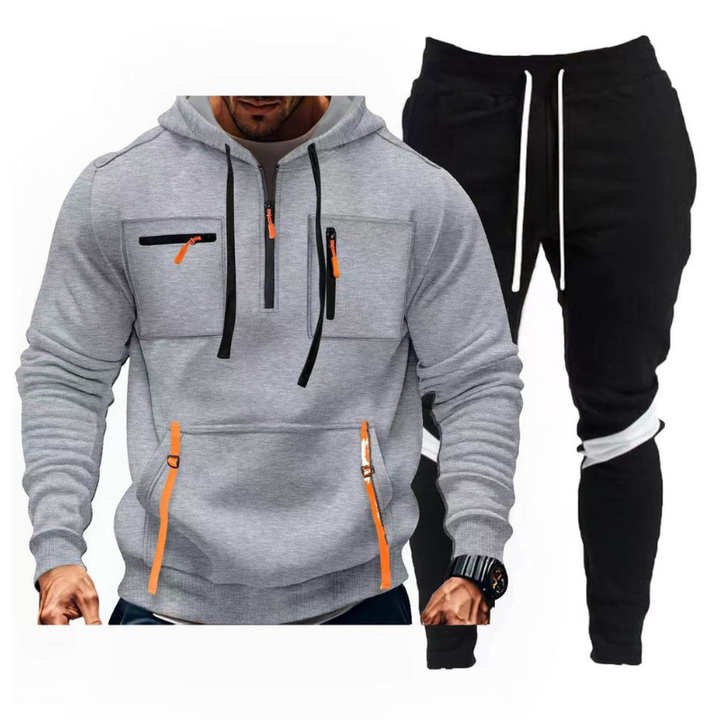 Men’s Tracksuit | Slim Fit | With Hood | Winter