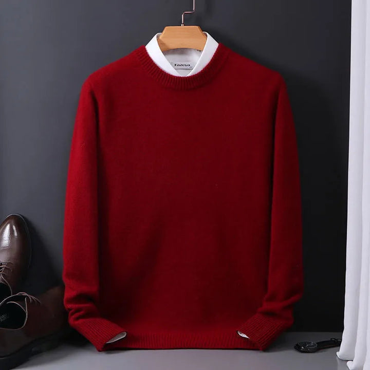 Men's Jumper | Soft Classic Crewneck Knit Style | Mens Clothig