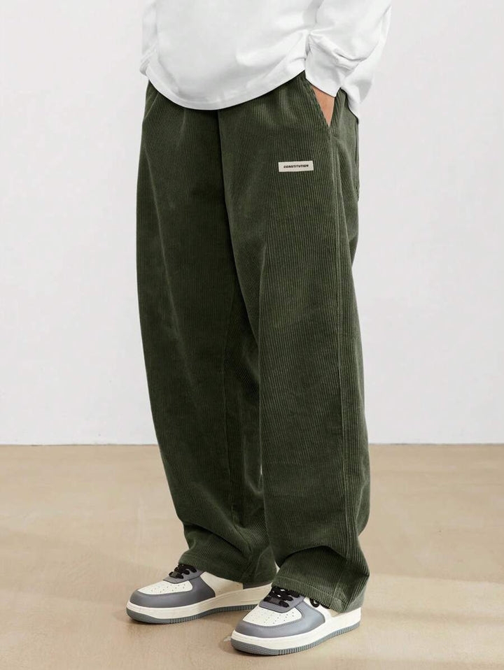 Men's Corduroy Pants | Loose-Fit & Straight Leg | Casual & Comfortable | Timeless Style