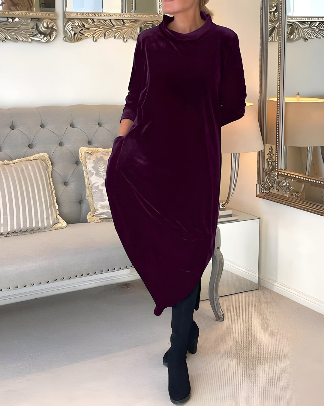 Women’s Velvet Dress | Long & Elegant | Autumn & Winter