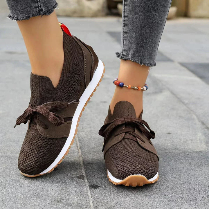 Women’s Trainers | Lightweight Knitted Sneakers | Slip-On Shoes