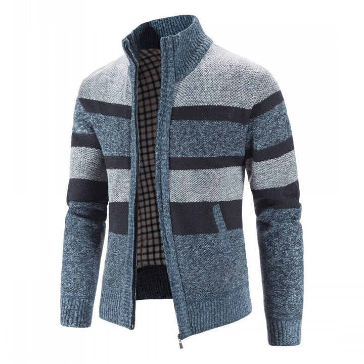Mens Winter Jackets | Warm Zip Knit Jacket Style | Everyday Mens Clothing