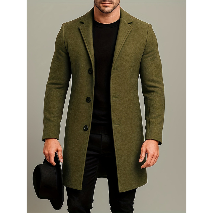 Men’s Coat | Elegant Tailored Premium | Long Length | Winter