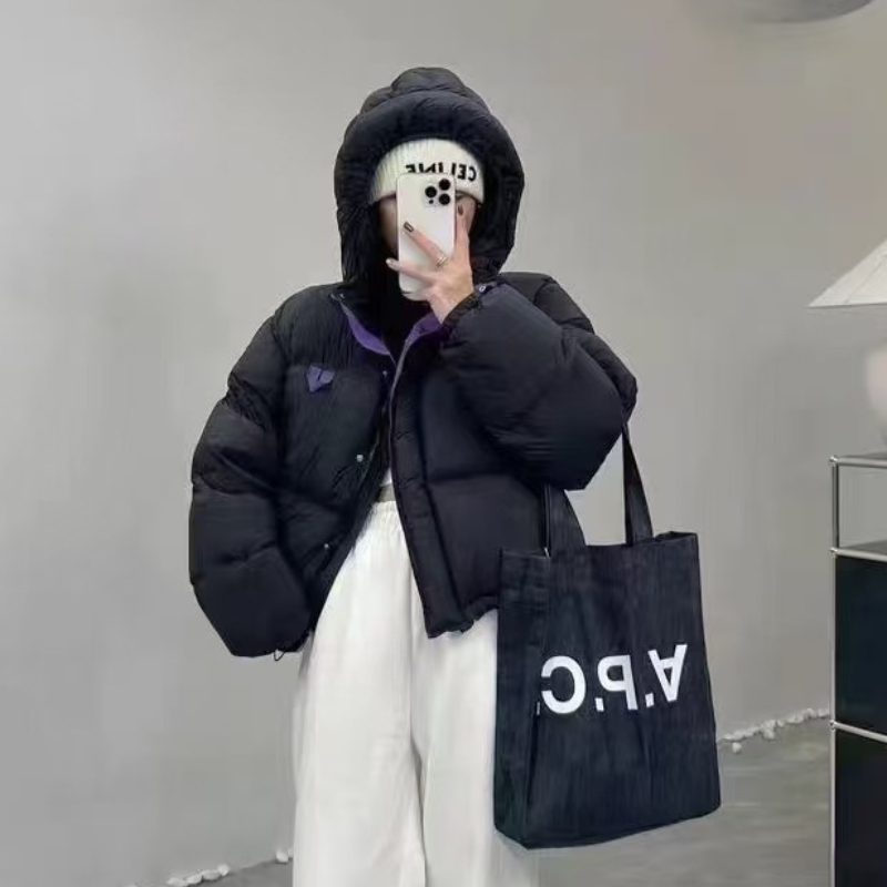 Women’s Jackets | Adjustable Hooded Puffer Jacket | Modern Winter Clothing